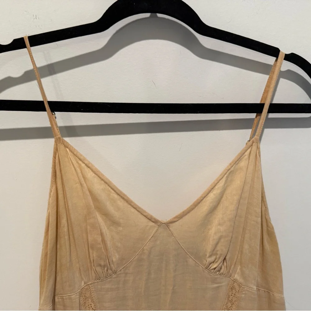 Topshop Beige Lace Maxi Dress - Picture 5 of 8